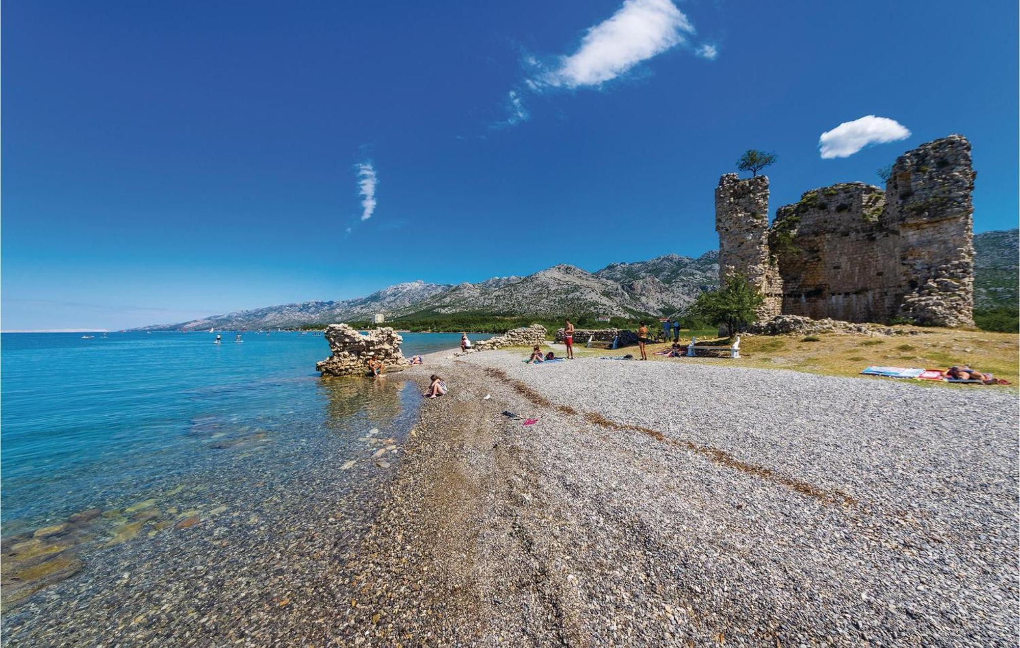 Lovely Apartment In Rovanjska With House Sea View Luaran gambar